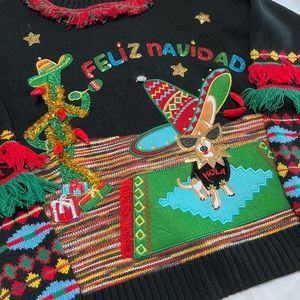 Holiday Time “Feliz Navidad” Christmas Sweater